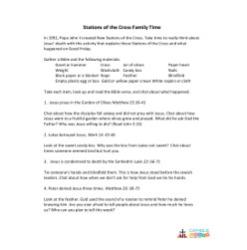 Stations of Cross Activity